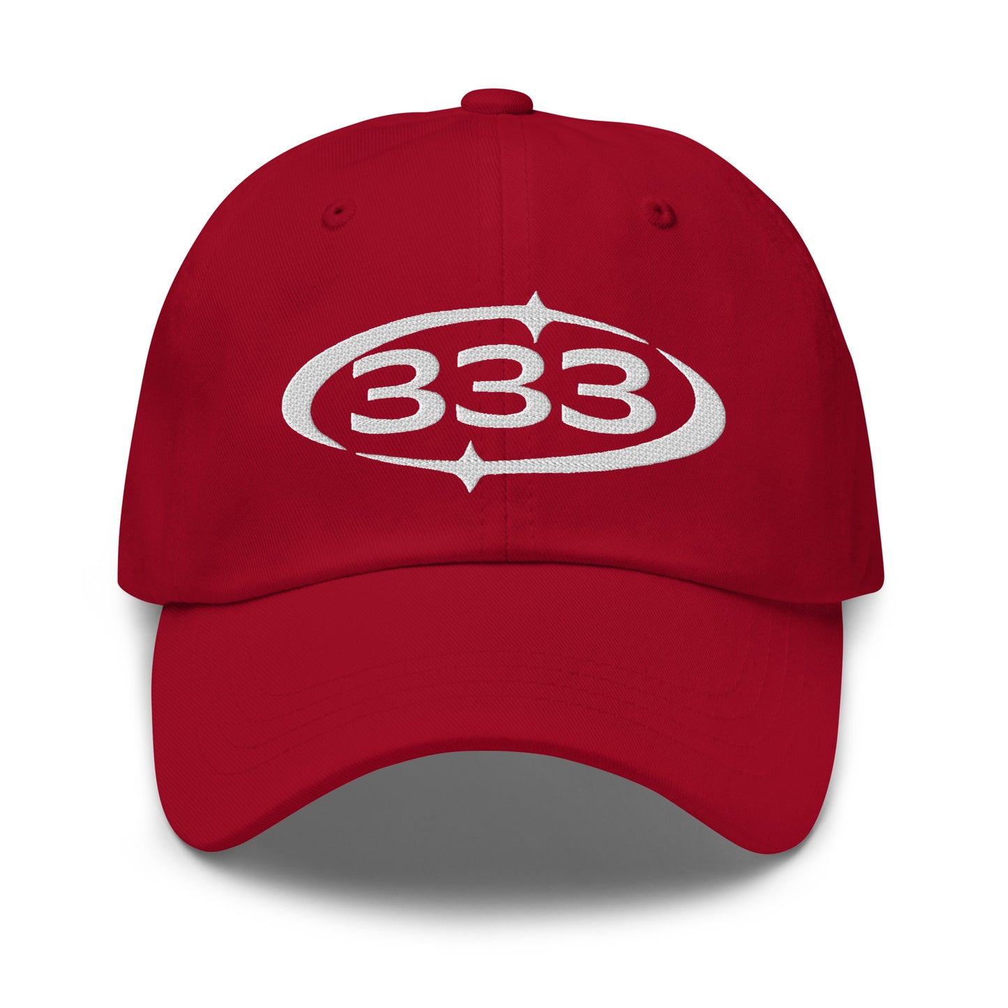 Angel Number 333 Embroidered Dad Hat