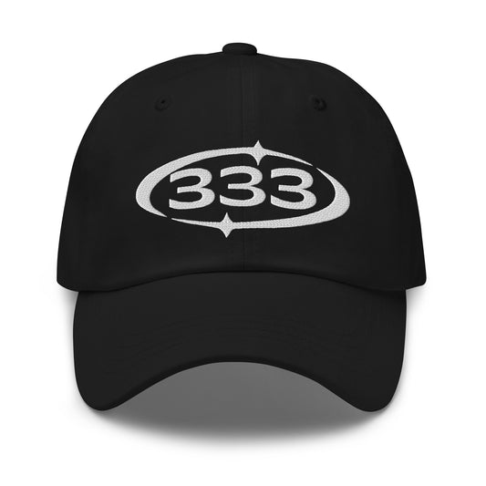 Angel Number 333 Embroidered Dad Hat
