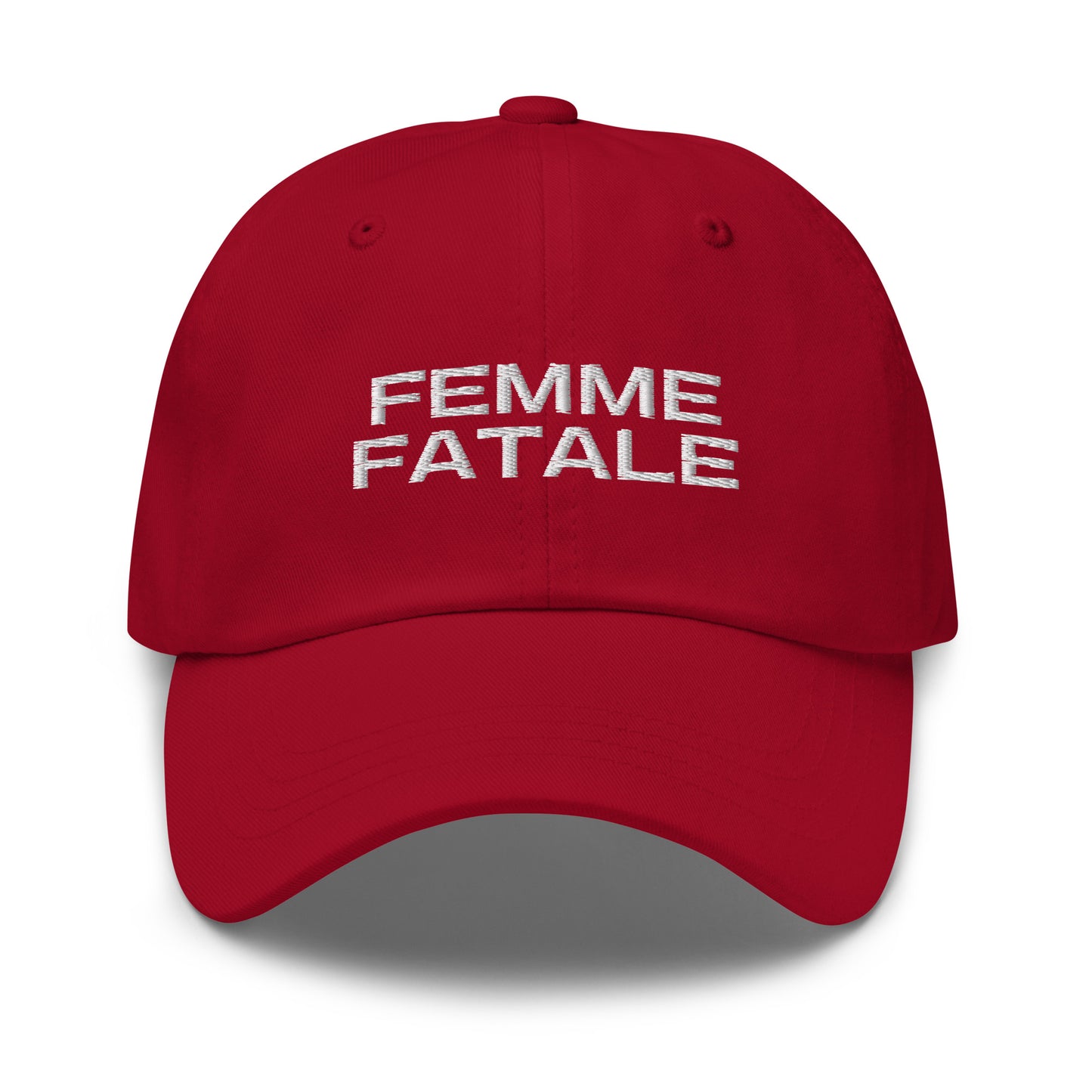 Femme Fatale Embroidered Dad Hat