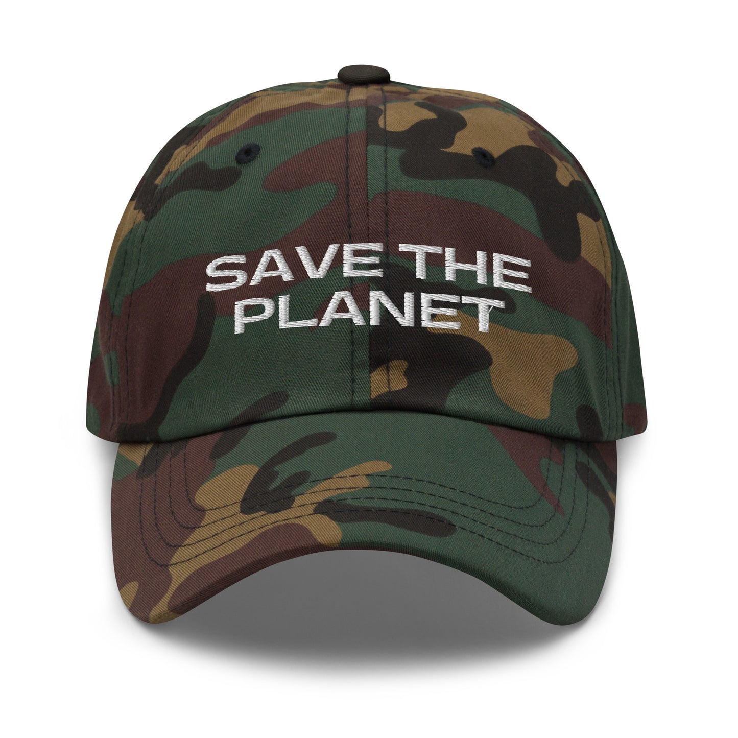 Save The Planet Embroidered Dad Hat