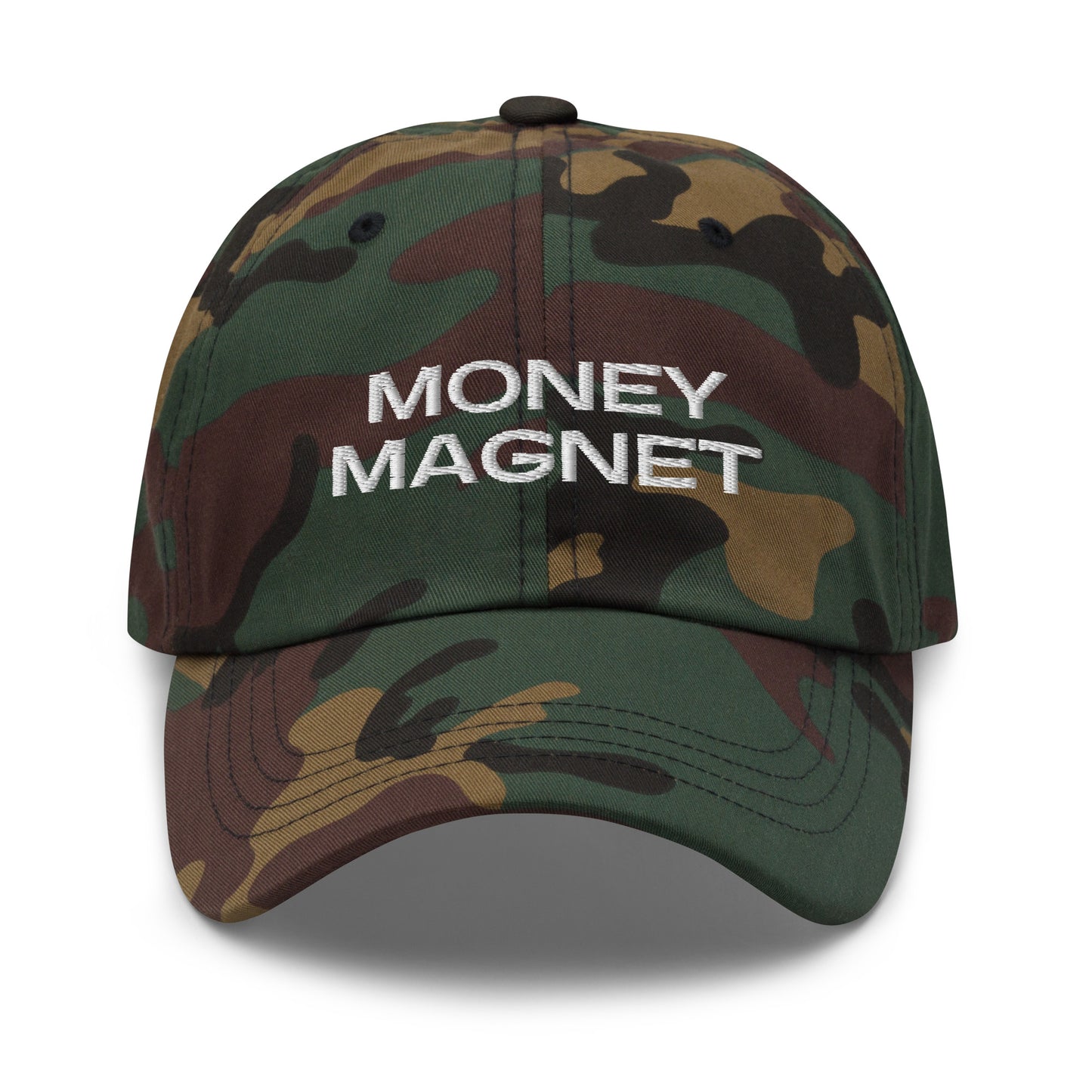 Money Magnet Embroidered Dad Hat